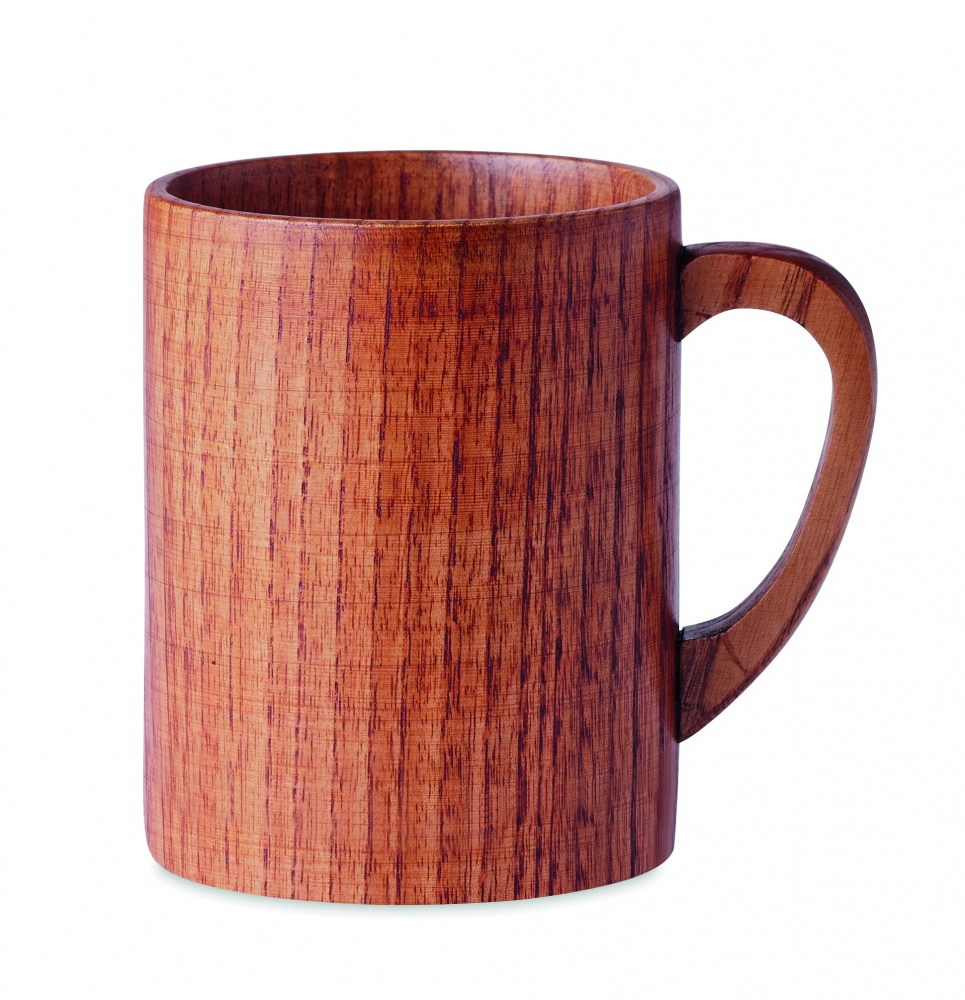 Logotrade corporate gift image of: Oak wooden mug 280 ml