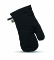 Organic cotton oven glove, Black