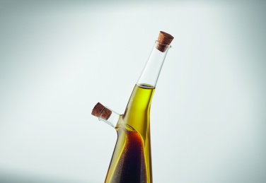 Logotrade corporate gift image of: Glass oil and vinegar bottle