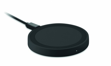 Logo trade promotional giveaways picture of: Small wireless charger 15W