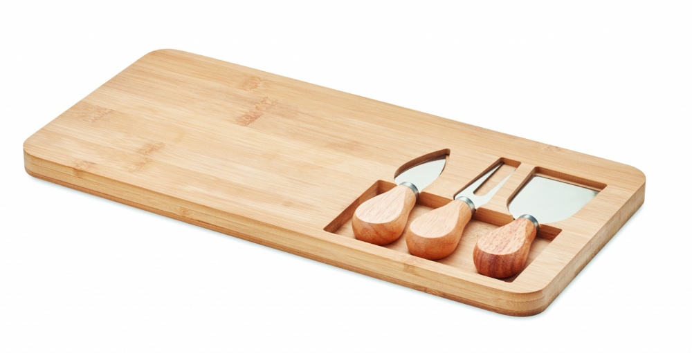 Logotrade promotional giveaways photo of: Bamboo Cheese board set