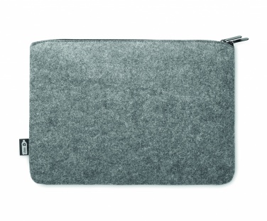 Logotrade promotional product image of: RPET felt zipped laptop bag