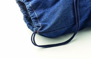 Logotrade promotional product image of: Recycled denim drawstring bag