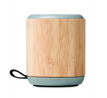 Logo trade promotional item photo of: 5.3 wireless bamboo speaker