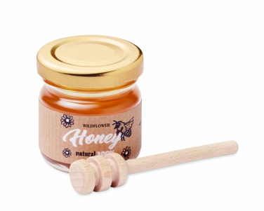 Logo trade corporate gifts picture of: Wildflower honey jar set 50gr