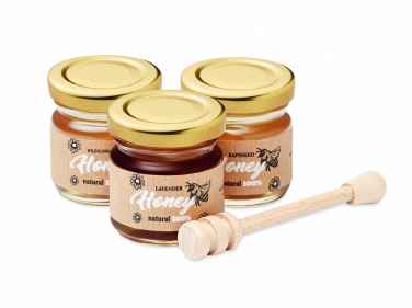 Logotrade promotional merchandise photo of: Set of 3 wildflower honey