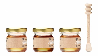 Logotrade advertising product image of: Set of 3 wildflower honey