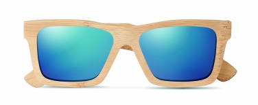 Logotrade advertising products photo of: Sunglasses and case in bamboo KEILA