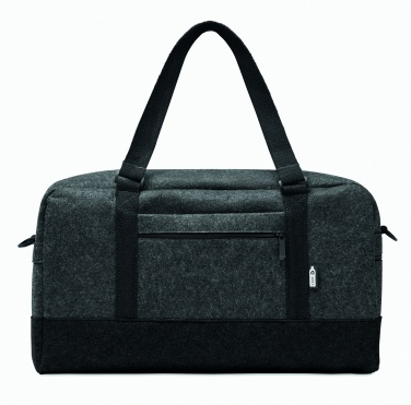 Logo trade business gifts image of: RPET felt weekend bag