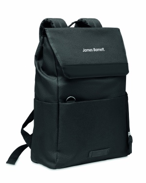 Logo trade promotional giveaways picture of: 600D RPET laptop backpack