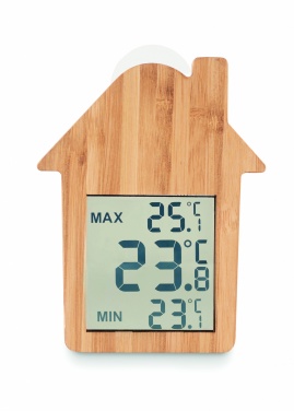 Logotrade promotional giveaways photo of: Bamboo weather station