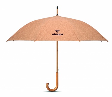 Logo trade promotional products image of: 25 inch cork umbrella