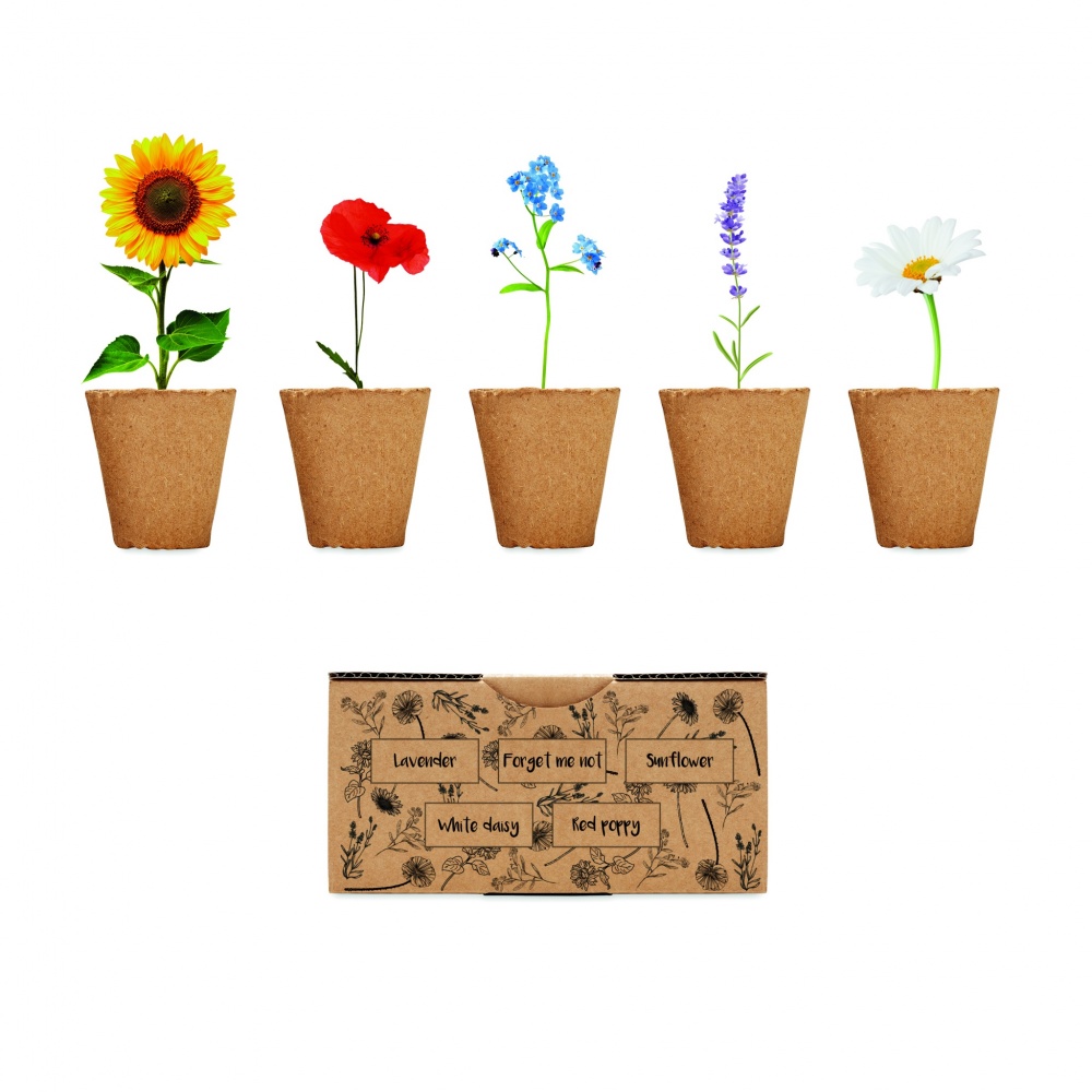 Logo trade advertising products image of: Flowers growing kit