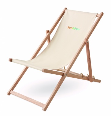 Logotrade promotional products photo of: Beach chair in wood