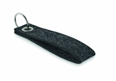 Logo trade promotional gifts picture of: RPET felt key ring Hämeenlinna