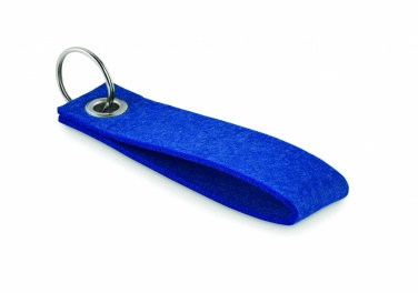 Logo trade promotional gifts image of: RPET felt key ring Hämeenlinna