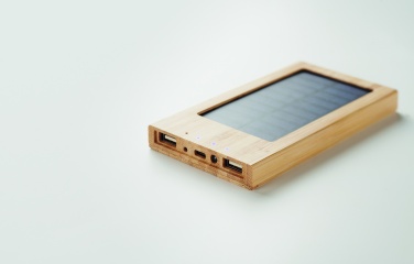 Logo trade promotional gift photo of: Solar power bank 4000 mAh