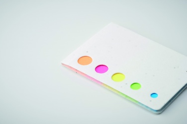 Logo trade business gift photo of: Seed paper page markers pad