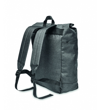 Logo trade promotional gifts picture of: 600D RPET 2 tone backpack