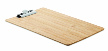 Logo trade promotional gifts image of: A4 bamboo clipboard