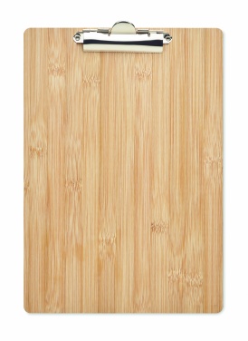 Logo trade promotional items picture of: A4 bamboo clipboard