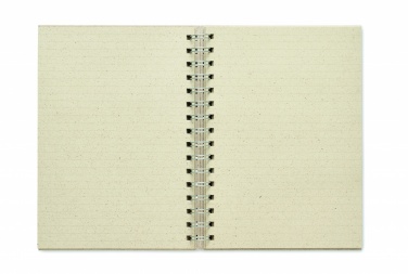 Logo trade corporate gifts picture of: A5 grass notebook 80 lined