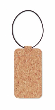 Logo trade promotional items picture of: Cork luggage tag