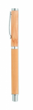 Logo trade corporate gift photo of: Bamboo gel pen