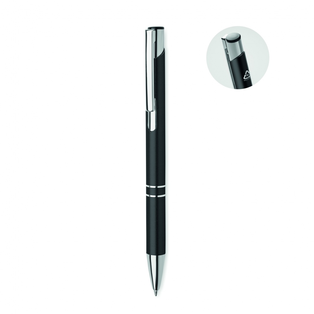 Logo trade advertising products picture of: Recycled aluminium ball pen