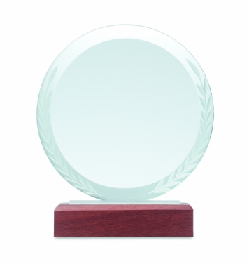 Logotrade business gift image of: Round award plaque