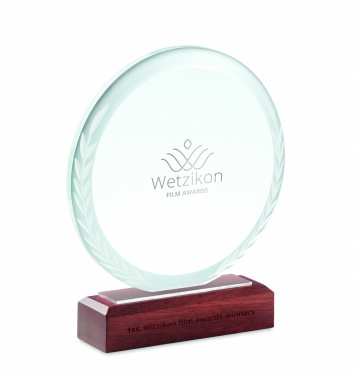 Logotrade promotional giveaway picture of: Round award plaque