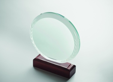 Logo trade promotional gifts picture of: Round award plaque