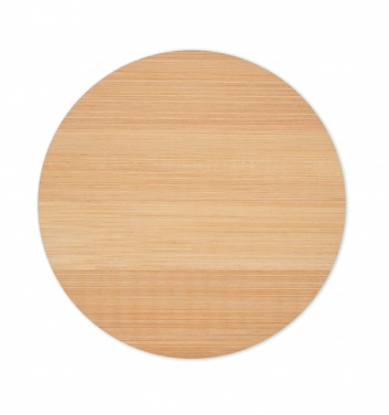 Logotrade promotional item image of: Bamboo round coaster