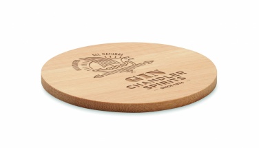 Logotrade business gift image of: Bamboo round coaster