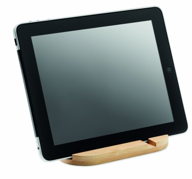 Logotrade promotional items photo of: Bamboo tablet/smartphone stand