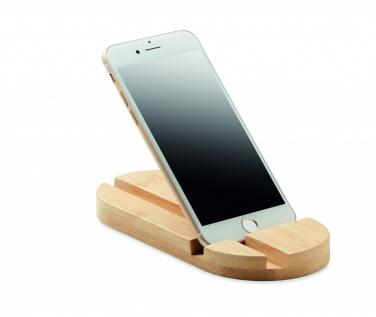 Logotrade promotional merchandise photo of: Bamboo tablet/smartphone stand