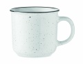 Ceramic vintage mug 400 ml, White