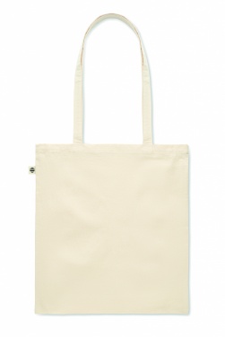 Logo trade promotional gifts image of: Organic cotton shopping bag