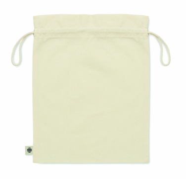 Logo trade business gifts image of: Medium organic cotton gift bag