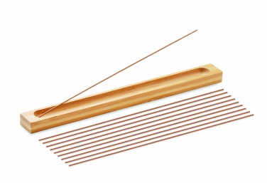 Logo trade advertising products image of: Incense set in bamboo