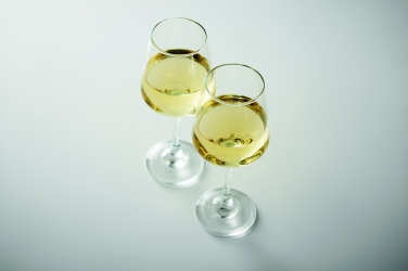 Logo trade corporate gifts image of: Set of 2 wine glasses