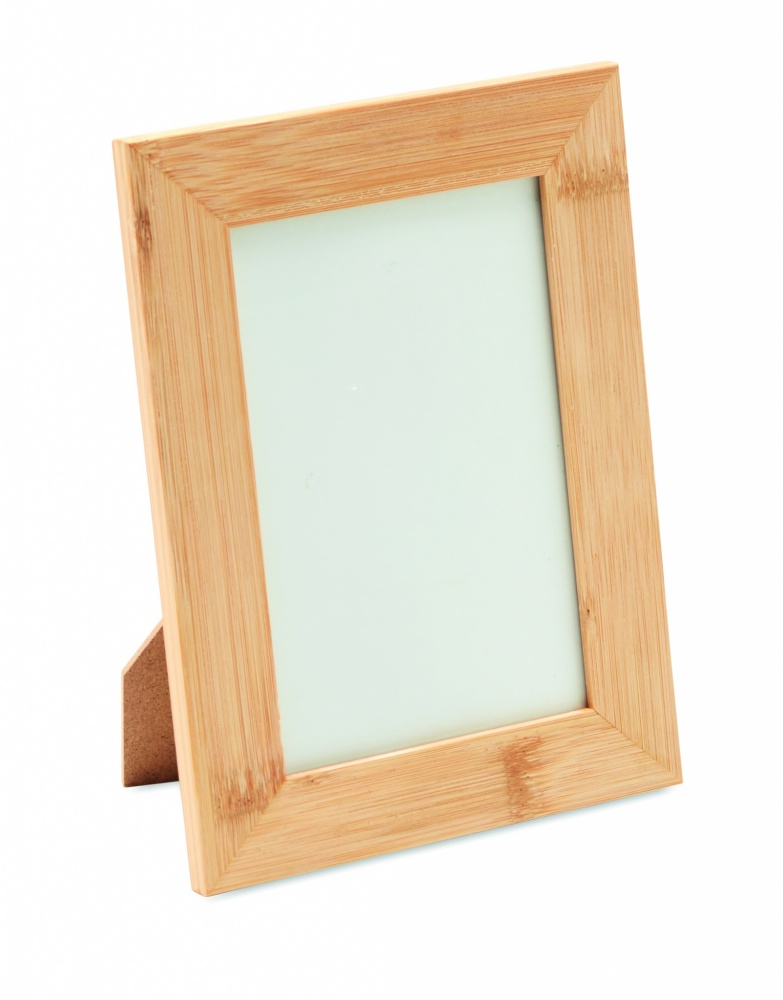 Logo trade advertising products picture of: Bamboo photo frame