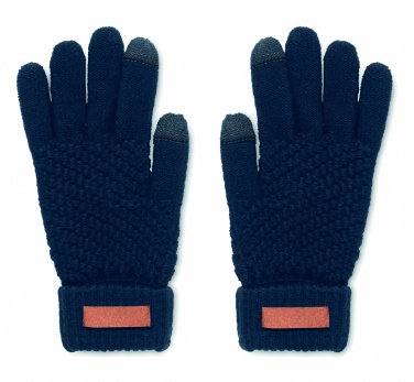 Logo trade corporate gifts image of: Rpet tactile gloves