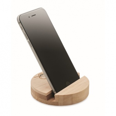 Logotrade promotional merchandise picture of: Birch Wood phone stand