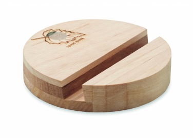 Logotrade promotional merchandise image of: Birch Wood phone stand