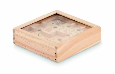 Logotrade corporate gift image of: Pine wooden labyrinth game