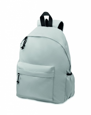 Logo trade promotional merchandise photo of: 600D RPET polyester backpack