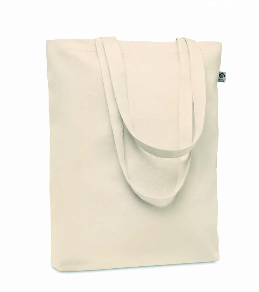 Logo trade promotional items picture of: Canvas shopping bag 270 gr/m²