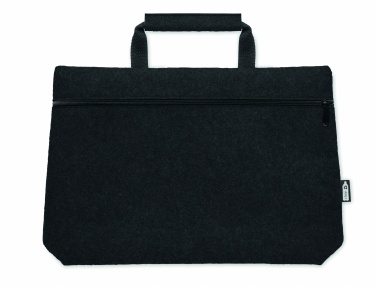 Logotrade promotional gift image of: RPET felt zippered laptop bag