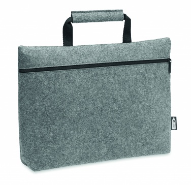 Logo trade promotional item photo of: RPET felt zippered laptop bag